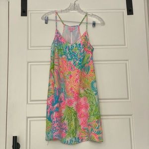 LILLY PULITZER Dusk Strappy Silk Dress